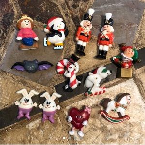 Vintage Holiday Pins